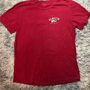Red Men's Short Sleeve Tee